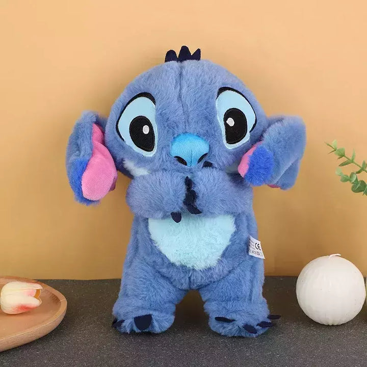 Einschlafhilfe: Plüsch Schlafbegleiter mit beruhigendem Nachtlicht & Musik. Weiches Stofftier für Kinder.
