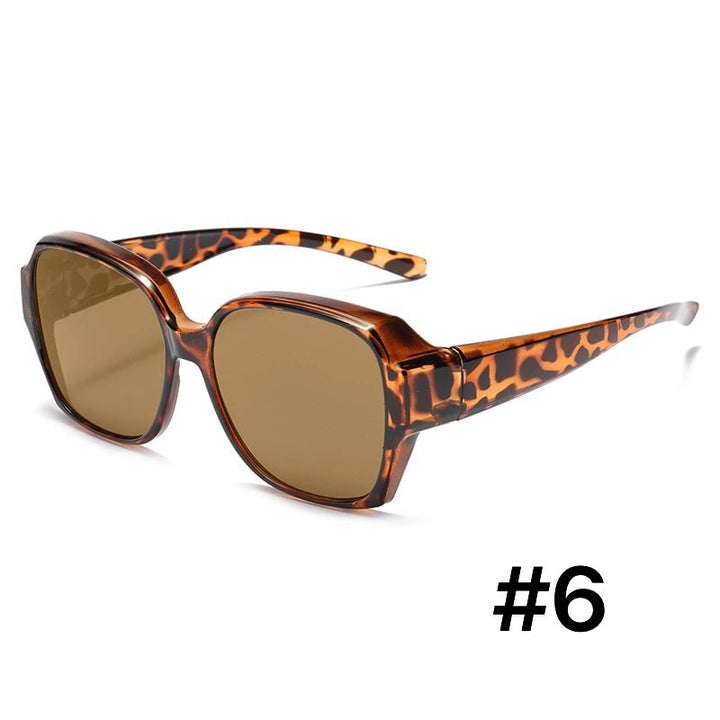 Leichte OptiShade Überbrille polarisiert. Hoher Tragekomfort für Brillenträger, effektiver UV-Schutz.