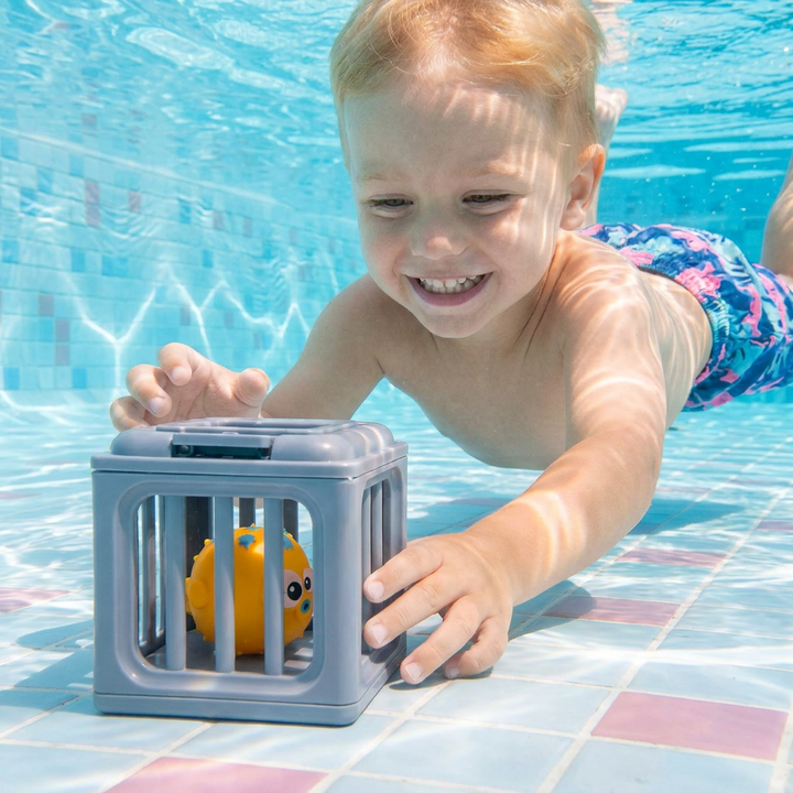 Lernspielzeug für Kinder: Tauchspielzeug Set zur Verbesserung der Wasseraktivitäten & Schwimmfertigkeiten.