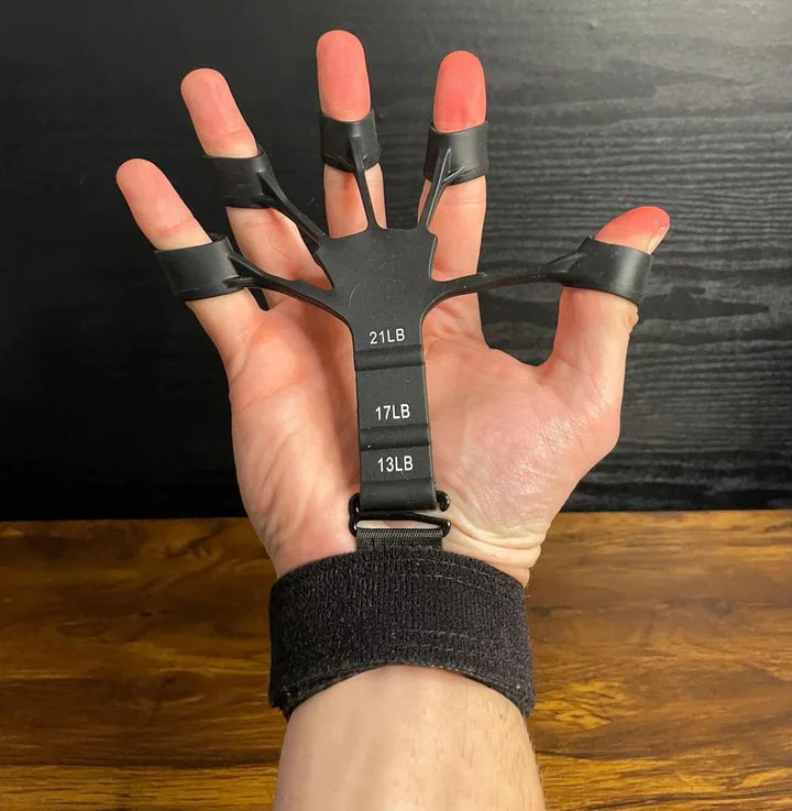Detailansicht des PowerFlex Unterarm-Trainers, optimiert für gezieltes Krafttraining und Griffstärke.
