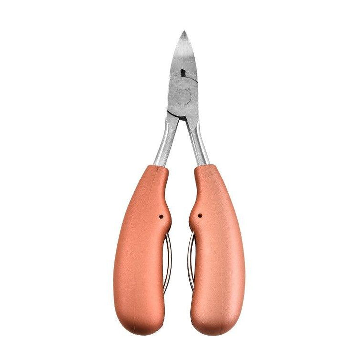 Hochwertige Edelstahl-Nagelschere für mühelose Fußpflege und professionelle Pediküre-Ergebnisse.