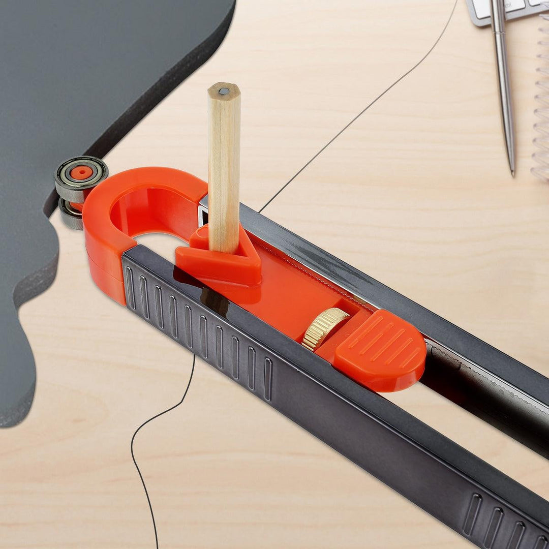 Präzises Konturen-Anreißwerkzeug für exakte Formen auf Fliesen, Laminat und Metall, ideal für Heimwerker.