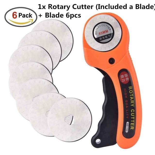 Präzisions-Rollenschneider für Stoff, Leder & Handwerk, ideal für akkurate Schnitte bei DIY und Quilten.