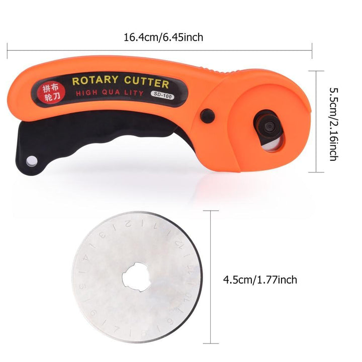 Robuster Rollenschneider, ein Must-have-Präzisionswerkzeug für Stoff, Leder, Quilten, Patchwork und kreative Bastelideen.