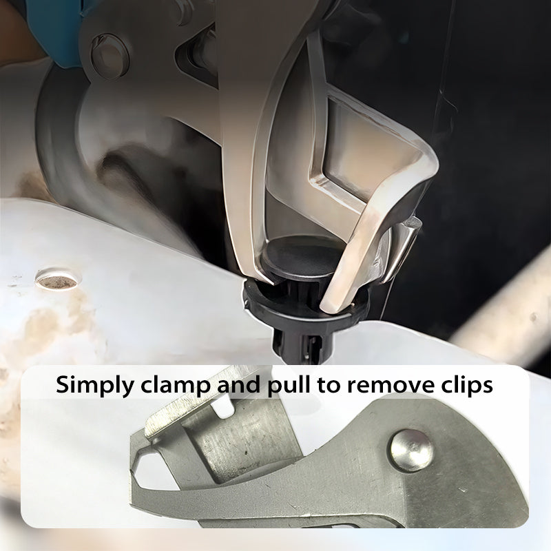 Verkleidungsentferner-Zange schont Oberflächen beim Lösen von Auto-Clips. Effizientes Clip-Werkzeug.