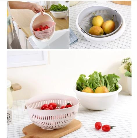 Praktischer Abtropfkorb für Obst- und Gemüsezubereitung. Unverzichtbarer Küchenhelfer zum Waschen & Abtropfen.