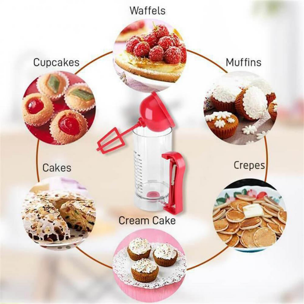 Backen leicht gemacht: Dieser Teigmischer & Spender ist ideal für Pfannkuchen, Muffins und feine Kuchen.