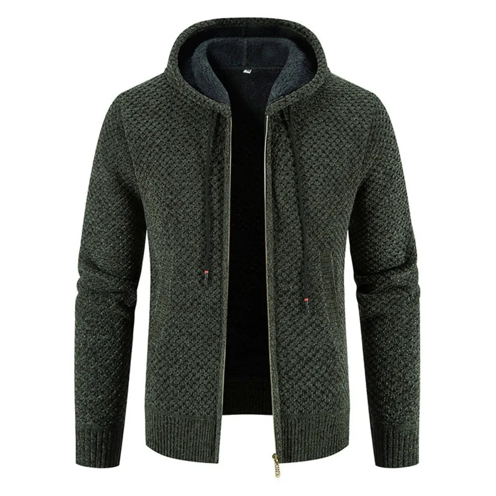 Lässige Herren Strickjacke in Premium-Qualität. Bietet Wärme und hohen Komfort.