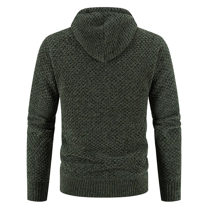 Elegante Herren Freizeitjacke aus Strick, ideal für Winter & kühle Abende.