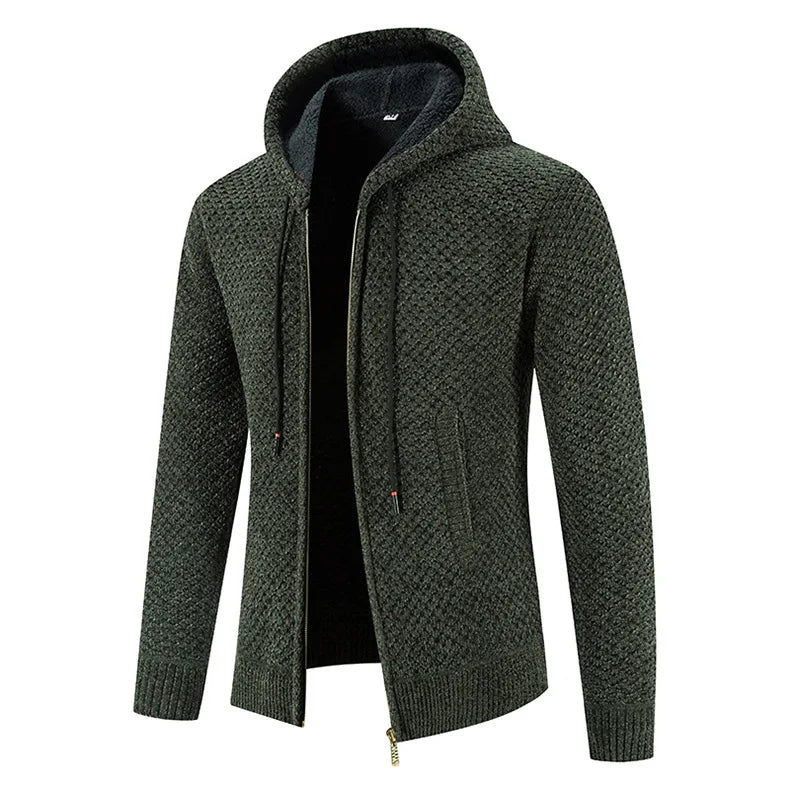 Hochwertige Herren Strickjacke, warm, bequem & stilvoll. Must-have für den Winter.