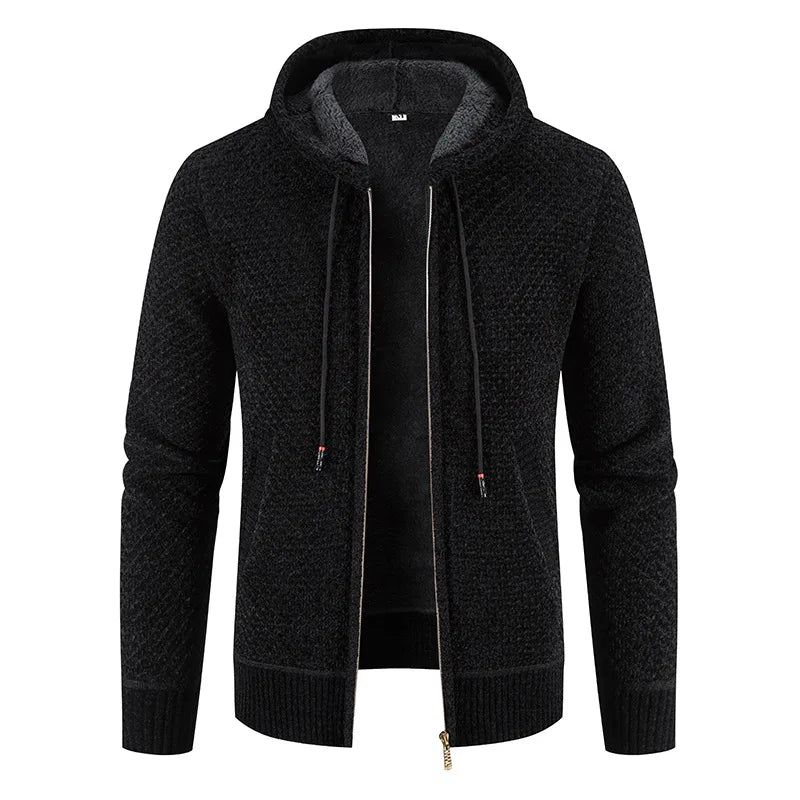 Herren Winter-Strickjacke, bietet maximalen Komfort & Wärme. Lässige Eleganz.