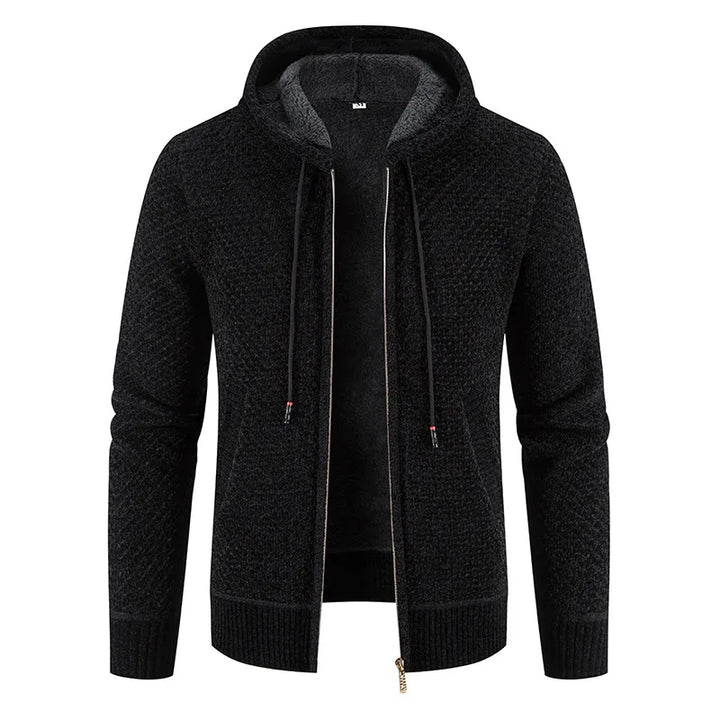 Herren Winter-Strickjacke, bietet maximalen Komfort & Wärme. Lässige Eleganz.