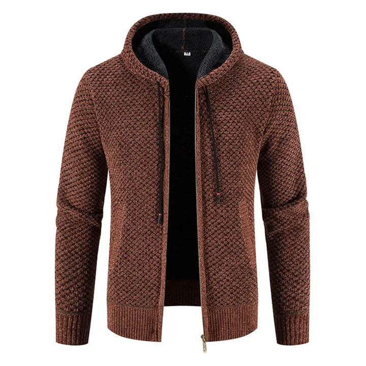 Komfortable Herren Strickjacke, ideal als wärmende Oberbekleidung. Eleganter Stil.