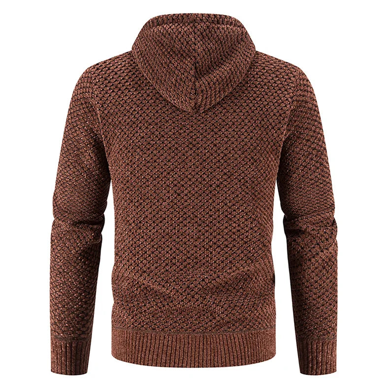 Warme & stilvolle Herren Jacke aus Strick, vielseitig für Freizeit & Alltag.