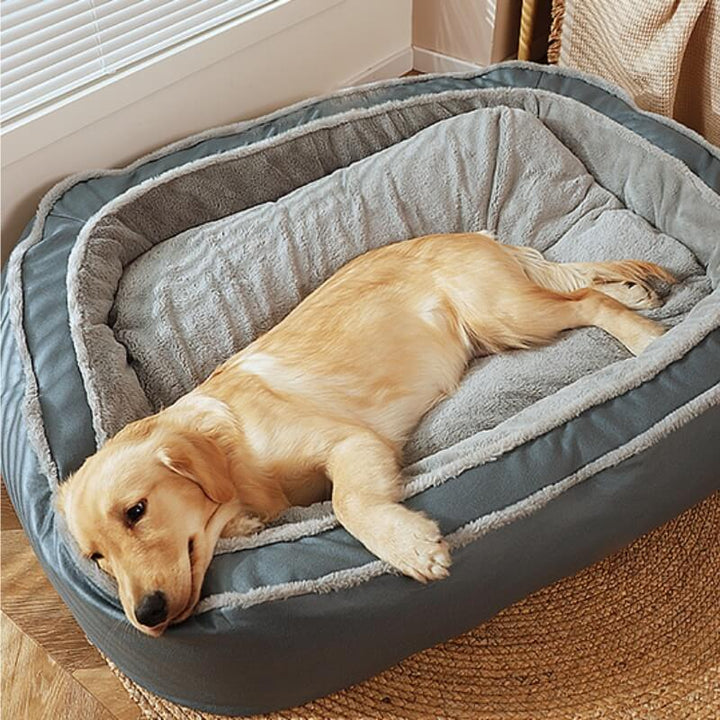 Weicher Hundebettbezug in Premium-Qualität, ideal für große Hunde und Tierbedarf.
