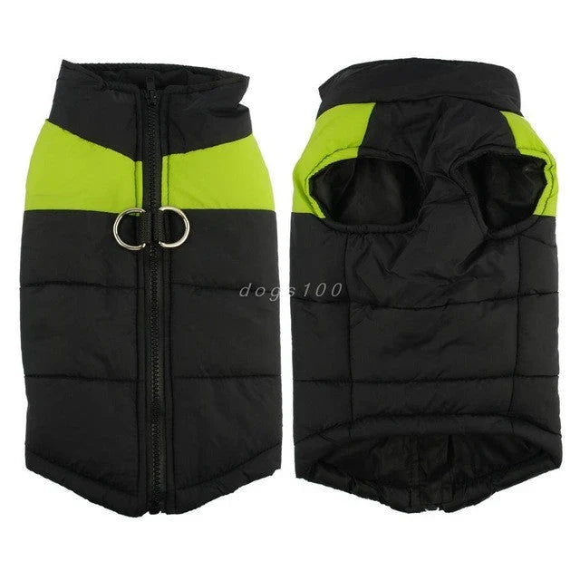 Robuste Outdoor-Hundejacke, wasserfest & winddicht. Hält Ihren Hund warm bei jedem Abenteuer.