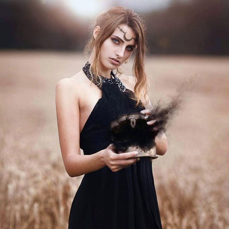 Boho Festival Mondkopfkette, Damenschmuck im Vintage-Look, perfektes Statement-Haaraccessoire.