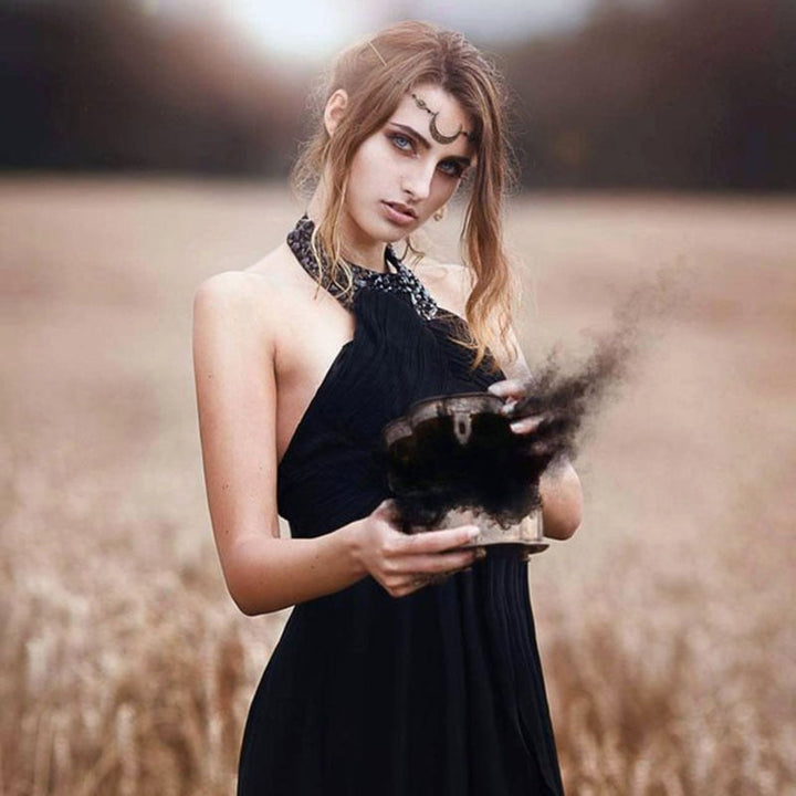 Boho Festival Mondkopfkette, Damenschmuck im Vintage-Look, perfektes Statement-Haaraccessoire.