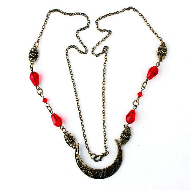 Filigrane Mond Kopfkette im Vintage-Stil, eleganter Stirnschmuck für Damen, schönes Boho-Accessoire.