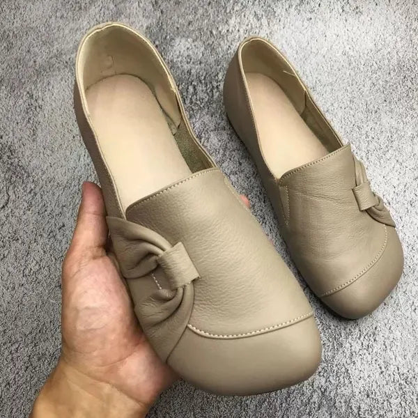 Beige Damen Alltagsschuhe mit weicher Dämpfung und Fußgewölbeunterstützung, perfekt für lange Tage.