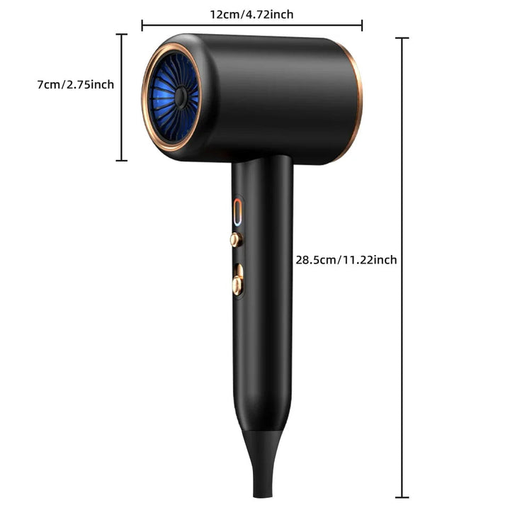 Schnelles Styling, schonende Haarpflege: 2400W Ionen-Haartrockner für professionelle Ergebnisse.