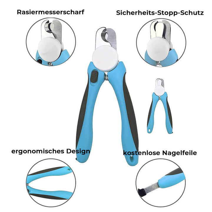 Krallenschere für Haustiere: Robuster Nagelschneider & Nagelfeile für sichere und präzise Tierpflege bei Hund & Katze.