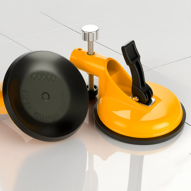 Saugnapf-Werkzeug zum Heben von Fliesen, Glas und Naturstein. Ergonomisches Design für einfache Anwendung.
