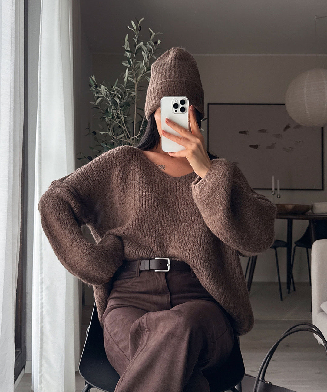 Damen Winter Accessoire: weiche Strickmütze, warm, modisch und vielseitig.