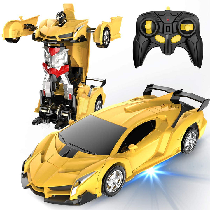 RC Roboter Auto für Kinder, verwandelt sich schnell in einen Roboter. Ferngesteuertes ABS Spielzeug für Jungen & Mädchen.
