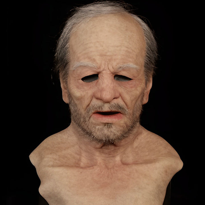 Vollgesichtsmaske für Erwachsene, detailliertes Design, perfekt als Kostümzubehör.