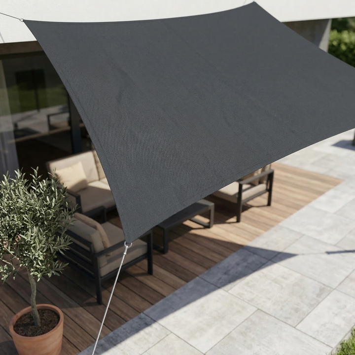 Rechteckiges Sonnensegel, wasserdicht & UV-Schutz, ideal für Garten, Terrasse, Outdoor-Beschattung.