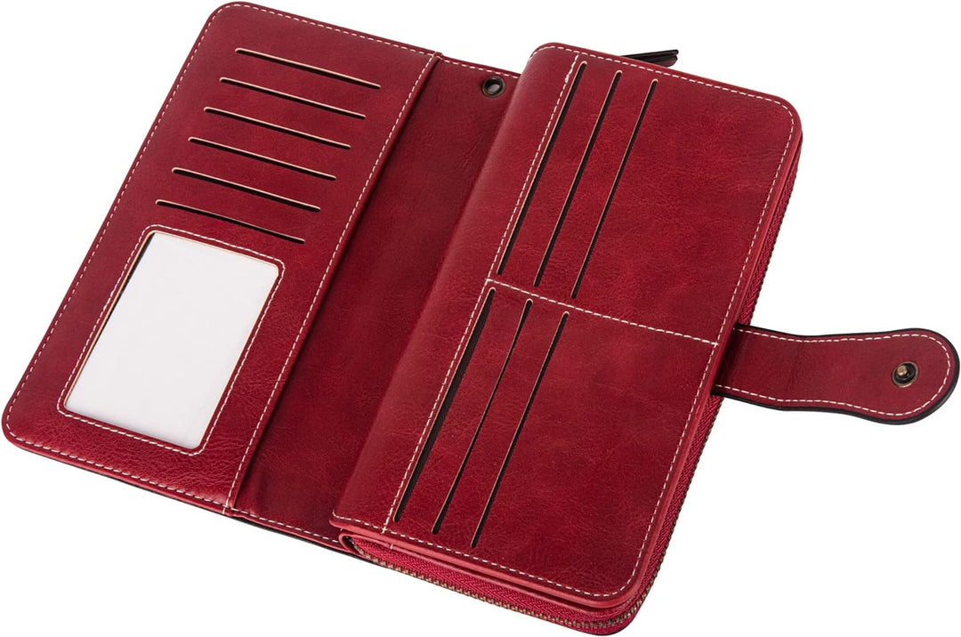 Alltagstaugliche Damen Handgelenk Tasche, organisiert und sicher.