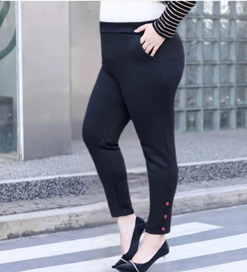 Komfortable Business-Hose für Damen, Übergröße, formell, passt perfekt zur Bürokleidung.