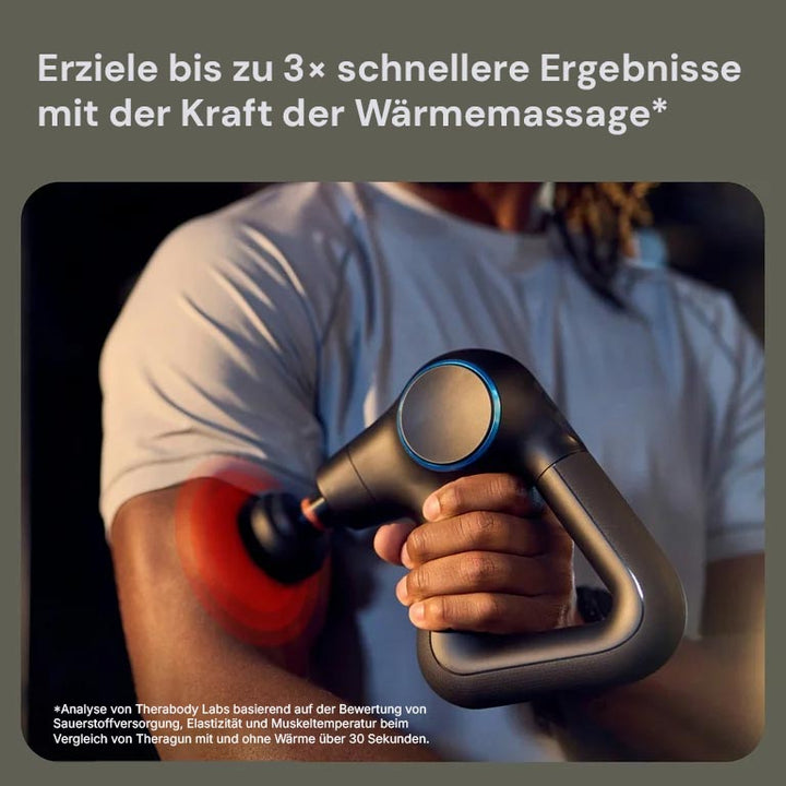 Effektive Massagepistole für Tiefengewebemassage, zur Regeneration, Fitness und Muskelentspannung.