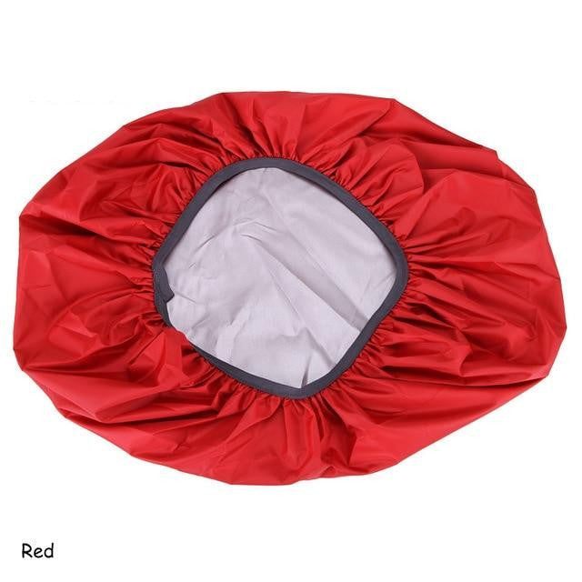 Effektiver, wasserdichter Rucksack-Regenmantel in flexibler Passform für alle Rucksackgrößen.