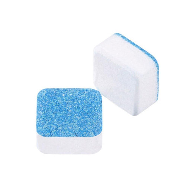 Effektive Entkalker & Reiniger Tabs. Schützt die Maschine, sorgt für Hygiene & frische Ergebnisse bei jeder Wäsche.