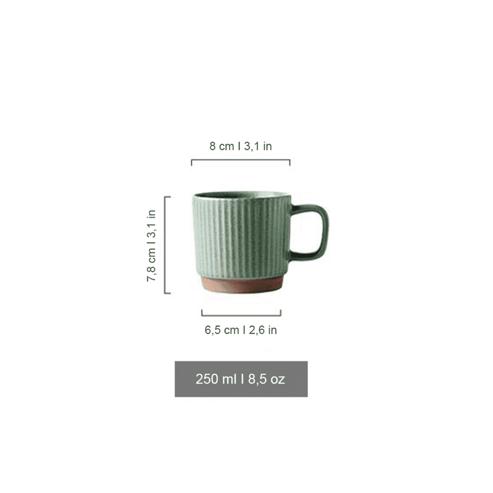 Hochwertiger Porzellan Kaffeebecher im Retro-Vintage-Stil, tolles Geschenk für Sammler.