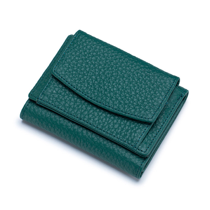 Schlanke RFID-Mini-Geldbörse aus PU-Leder, perfekt für die Vordertasche.