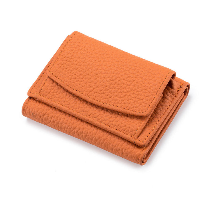 Schlanke RFID-Mini-Geldbörse aus PU-Leder, unisex, perfekt für Reisen und Alltag.