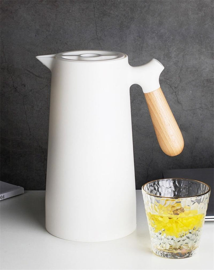 Langlebige 1L Isolierflasche für Tee, Kaffee & Mahlzeiten, robust für Outdoor-Abenteuer.