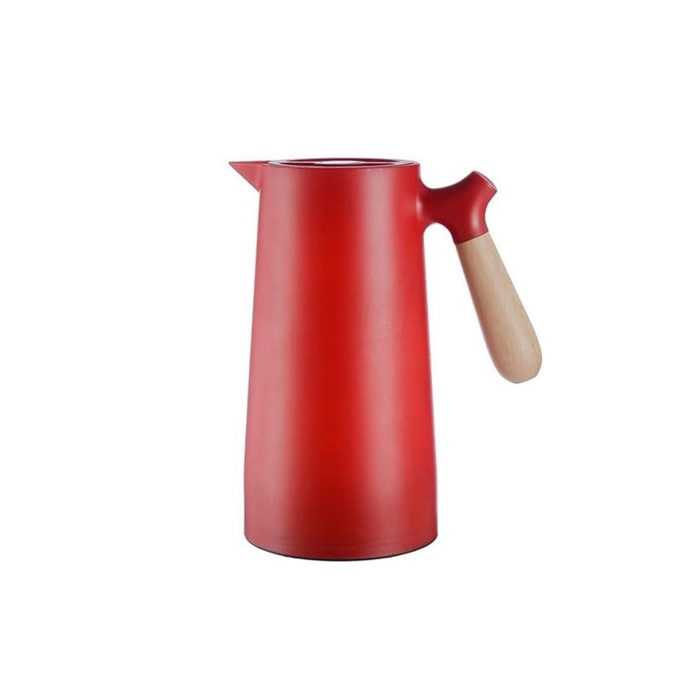 Langlebige 1L Warmhalteflasche für Getränke & Speisen, aus Edelstahl, ideal für Picknicks.