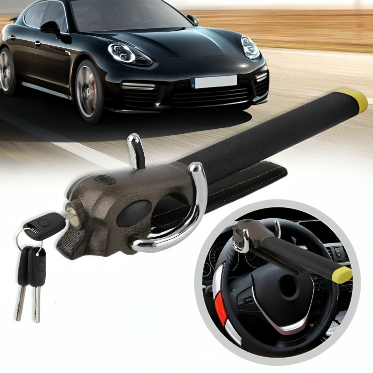 Auto Lenkradsperre mit robustem Schloss, bietet verlässlichen Diebstahlschutz und Sicherheit für Ihr Auto.