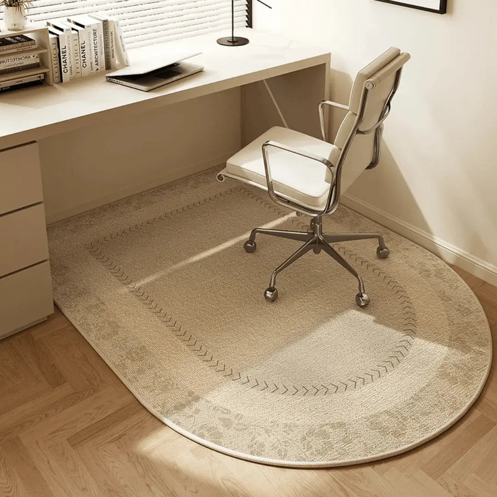 Moderne Velours-Bodenschutzmatte für Bürostühle, strapazierfähig & pflegeleicht, für stilvolles Gaming & Homeoffice.