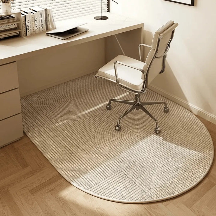 Hochwertige Bodenschutzmatte für Bürostühle, strapazierfähig, stilvoll & langlebig, ideal für jeden Arbeitsplatz.