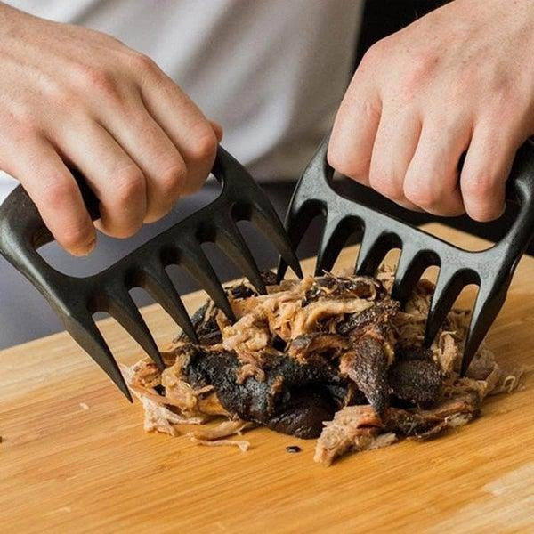 Robuste Fleischzerreißer Krallen aus Nylon für müheloses Pulled Pork. Perfektes BBQ- und Grillzubehör.
