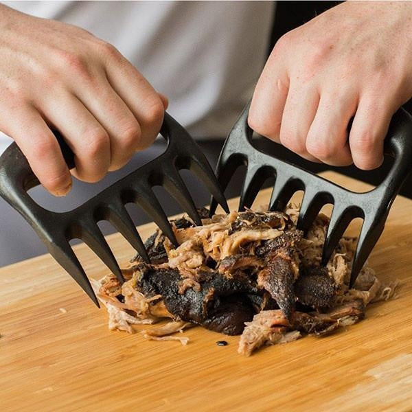 Spülmaschinenfeste Fleischkrallen aus Nylon zum Zerreißen von Brisket, Hähnchen und Pulled Pork.
