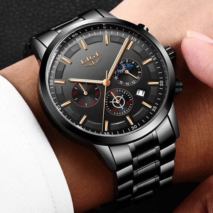 Robuste Herren Militär-Uhr: Präzise Armbanduhr für Abenteurer, wasserdicht & stilvoll, ideal für Outdoor-Einsätze.