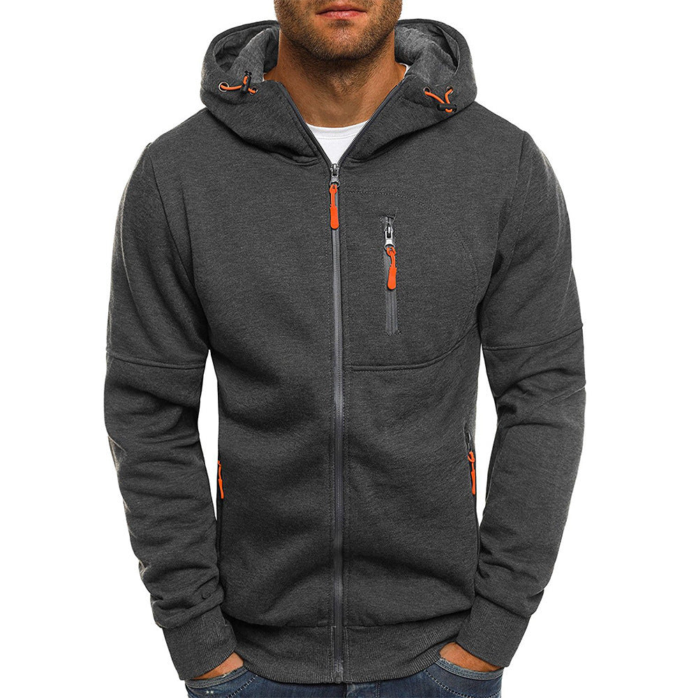 Hochwertige Herren Outdoor Strickjacke. Robust & warm für Wanderungen & Outdoor-Aktivitäten. Herbstjacke.