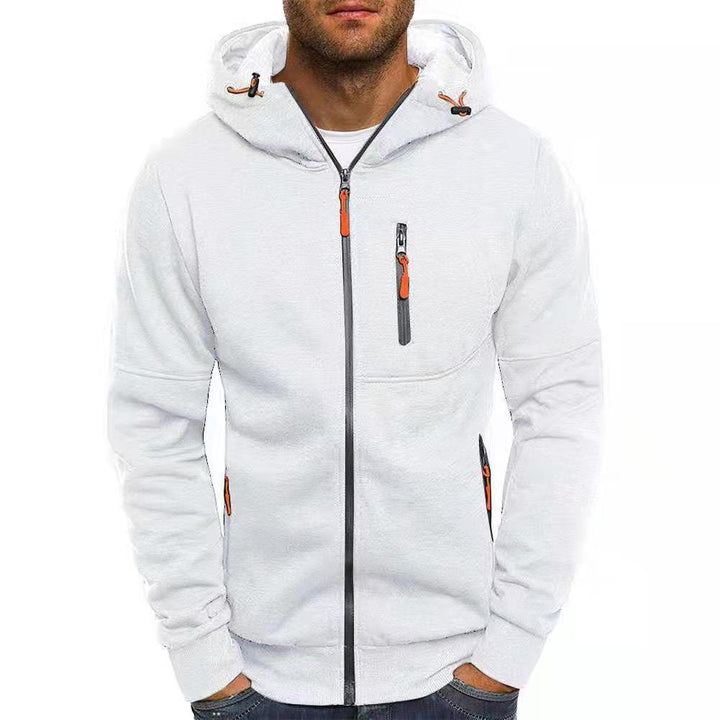 Robuste Herren Strickjacke mit Stehkragen, ideal für Outdoor & Alltag. Warmer, vielseitiger Cardigan.