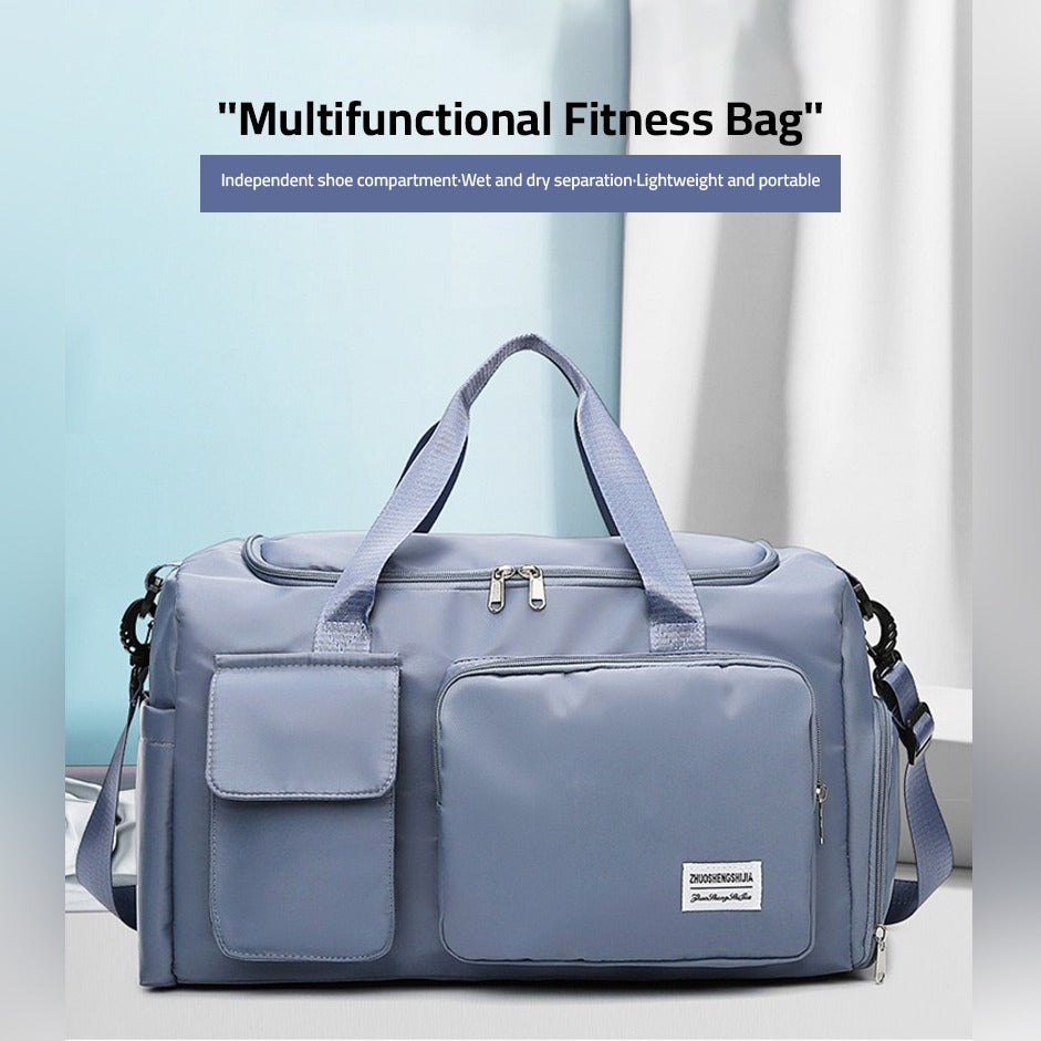 Perfekte Fitness Sporttasche mit separatem Schuhfach für saubere & trockene Ausrüstung.
